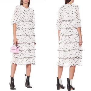 NWT Ganni Georgette Midi Dress